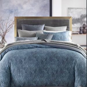 Hotel Collection Composite Geometric Duvet Cover, King